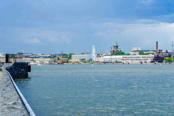 Südhafen, Skywheel, russisch-orthodoxe Uspenski-Kathedrale, in — Stockfoto