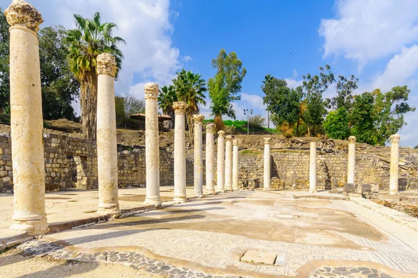 Casa de banho romana na antiga cidade de Bet Shean — Fotografia de Stock