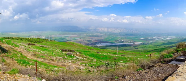 Widok na dolinę jordan — Zdjęcie stockowe