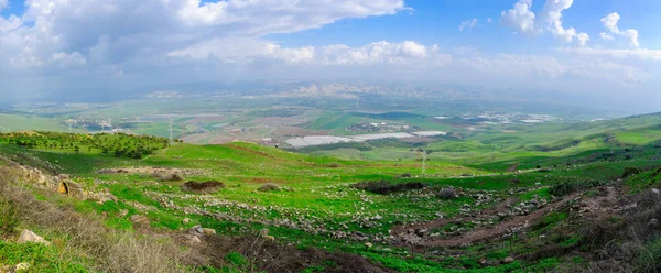 Utsikt över den jordan-dalen — Stockfoto