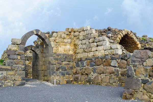 Restos de la fortaleza cruzada de Belvoir — Foto de Stock