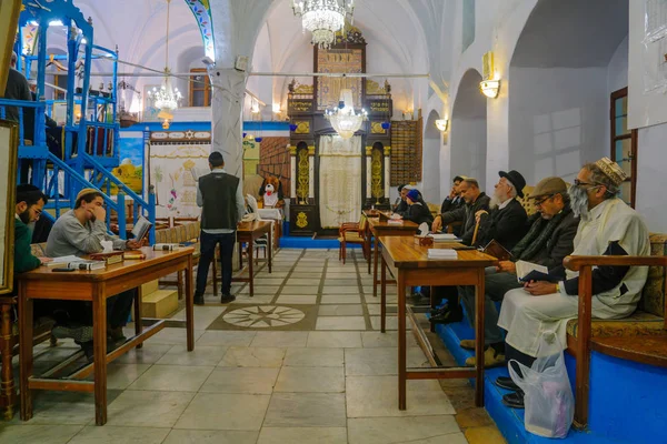 Purim 2018 en la antigua sinagoga de Abuhav, Safed (Tzfat ) —  Fotos de Stock