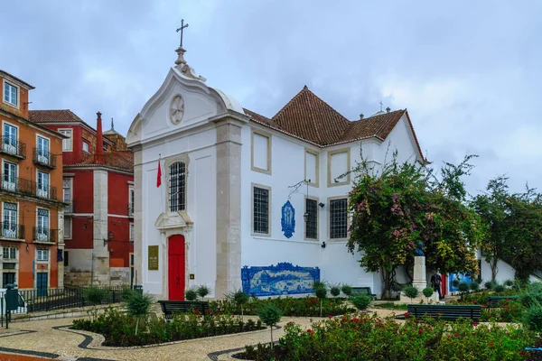 De kerk van Santa Luzia, in Lissabon — Stockfoto