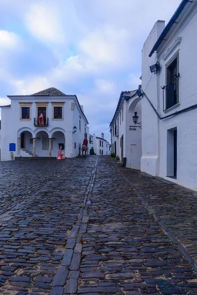 Direita (główna ulica) Monsaraz — Zdjęcie stockowe
