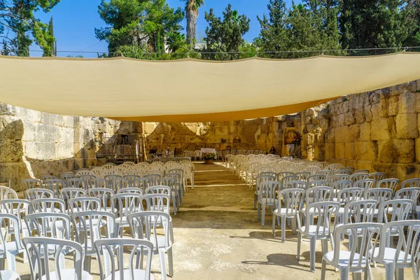 Базилика святого места Эммаус-Никополиса — стоковое фото