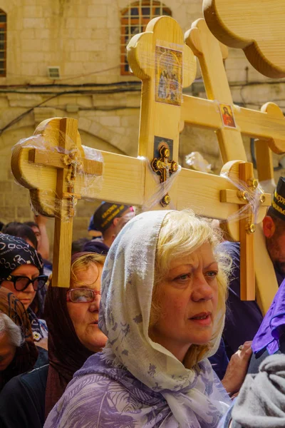 Viernes Santo Ortodoxo 2018 en Jerusalén — Foto de Stock