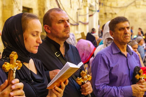Orthodoxe goede vrijdag 2018 in Jeruzalem — Stockfoto