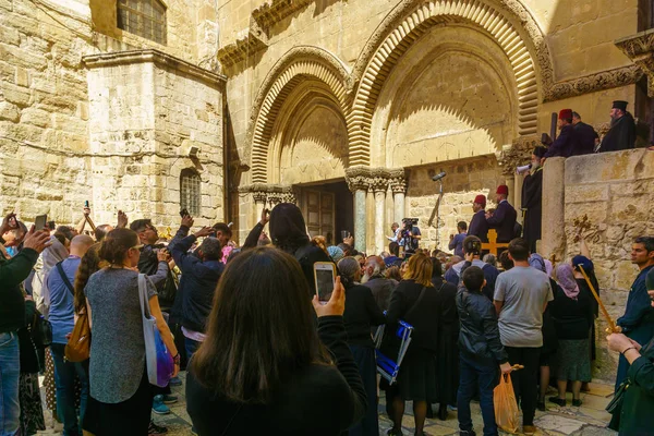 Venerdì Santo Ortodosso 2018 a Gerusalemme — Foto Stock