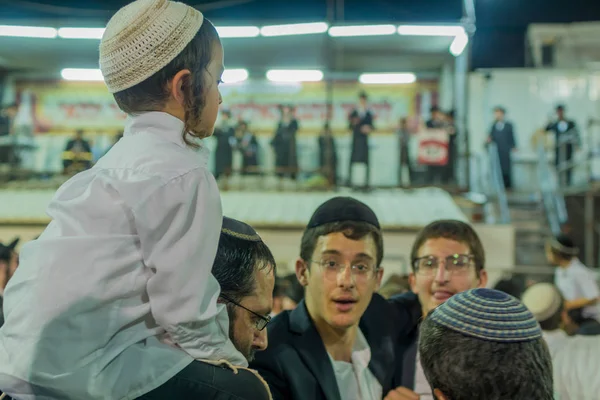 Årliga hillula av Rabbi Shimon Bar Yochai, i Meron (2018) — Stockfoto