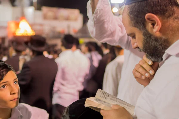 Jaarlijkse hillula van rabbijn Shimon Bar Yochai, in Meron (2018) — Stockfoto