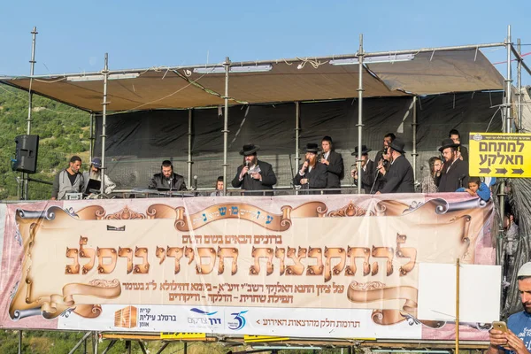 Annual hillula of Rabbi Shimon Bar Yochai, in Meron (2018) — Stock Photo, Image