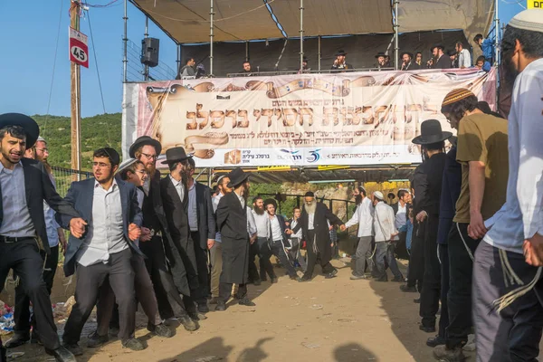 Annual hillula of Rabbi Shimon Bar Yochai, in Meron (2018) — Stock Photo, Image