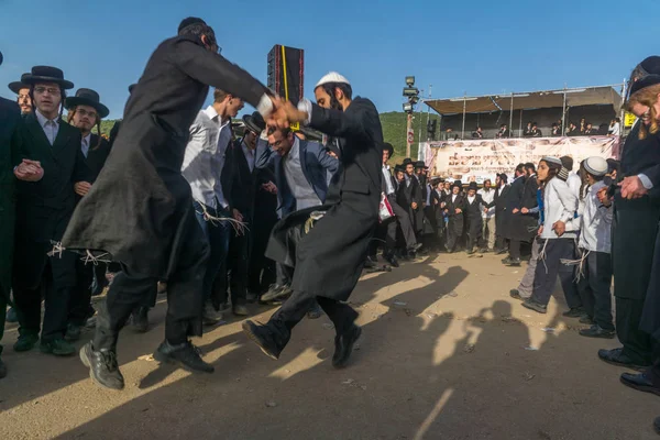 ฮิลลูลาประจําปีของ Rabbi Shimon Bar Yochai ใน Meron (2018 ) — ภาพถ่ายสต็อก