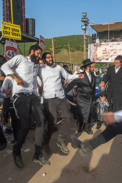 Annual hillula of Rabbi Shimon Bar Yochai, in Meron (2018) — Stock Photo, Image