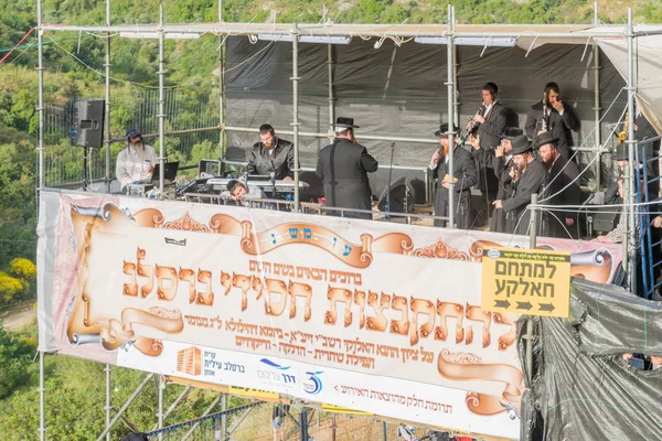 Annual hillula of Rabbi Shimon Bar Yochai, in Meron (2018) — Stock Photo, Image