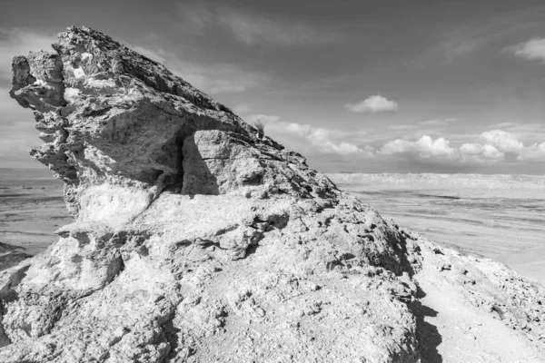 Landskab af Makhtesh (krater) Ramon (fra Mount Ardon ) - Stock-foto