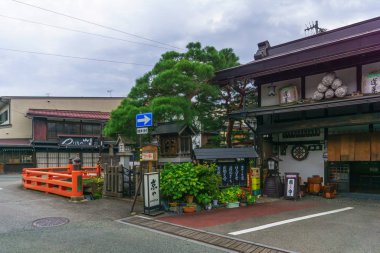 Takayama 'daki geleneksel Japon evleri
