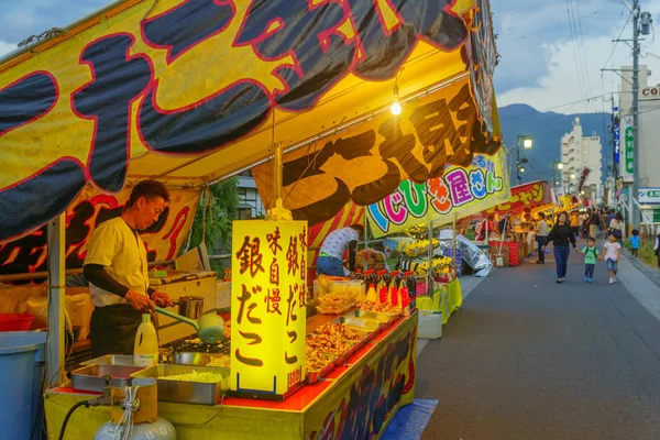 Stoiska spożywcze w Matsumoto — Zdjęcie stockowe