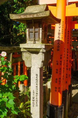 Torii kapıları, Kyoto 'daki Inari dağı.