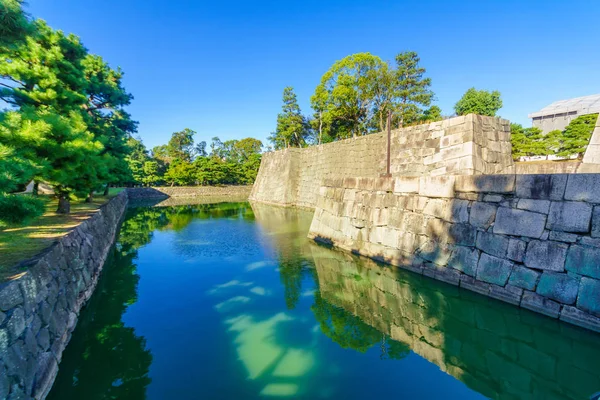 Nijo Castle fossés et murs, Kyoto — Photo