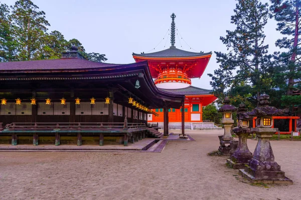 Danjo Garan Heilige Tempel Complex, in de berg Koya (Koyasan) — Stockfoto