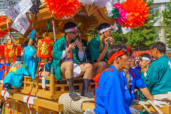 Фестиваль Nada no Kenka в Химэдзи — стоковое фото