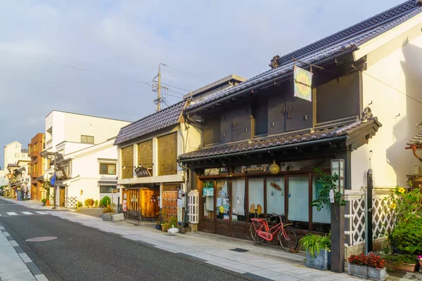 Улица Накамати-дори, в Мацумото — стоковое фото