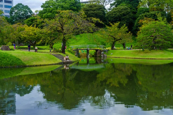 Zahrada Koishikawa-Korakuen v Tokiu — Stock fotografie