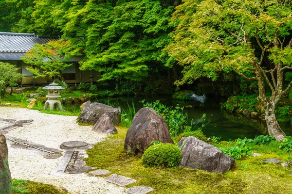 京都Nanzen-ji寺石园 — 图库照片