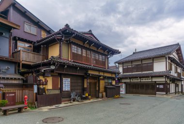Takayama 'daki geleneksel Japon evleri