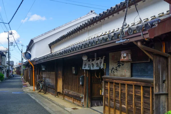 Tradiční japonské domy v Juase — Stock fotografie