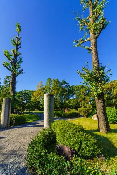 Zahrada na hradě Nijo, Kjóto — Stock fotografie