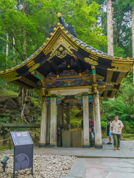 Temizuya in de Taiyuinbyo Heiligdom, Nikko — Stockfoto