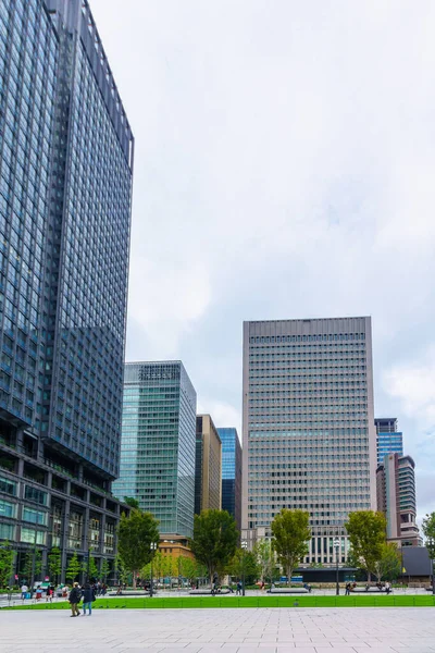 Utsikt över Tokyo station torget — Stockfoto