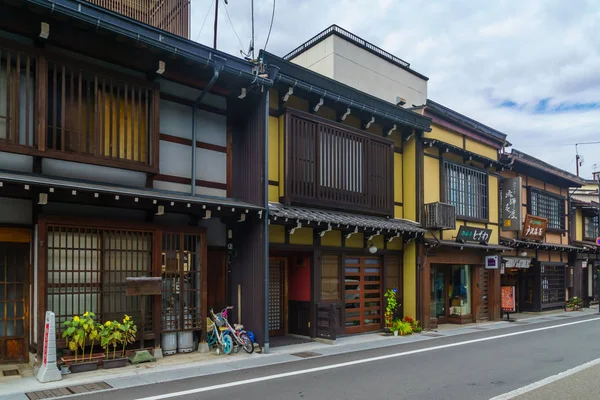 Traditionele Japanse huizen in Takayama — Stockfoto