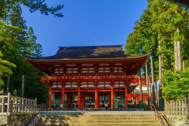 Chumon Gate, in Mount Koya (Koyasan)