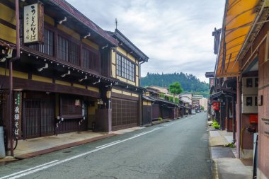 Takayama 'daki geleneksel Japon evleri