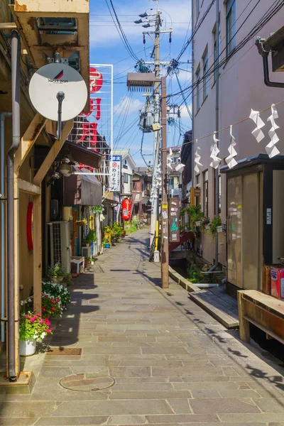 Steeg in het district Nakamachi, Matsumoto — Stockfoto