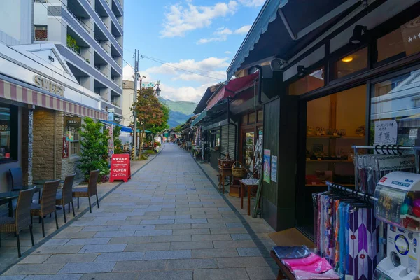 Ulica Nawate-dori, dystrykt Nakamachi, Matsumoto — Zdjęcie stockowe
