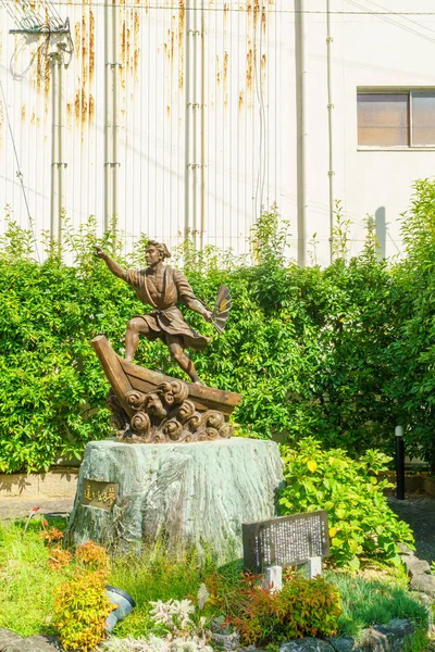 Monument van Bunpei (Kinokuniya Bunzaemon) in Yuasa — Stockfoto