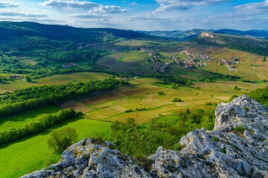 Üzüm bağları ve kırsal, Solutre Kayası, Burgundy