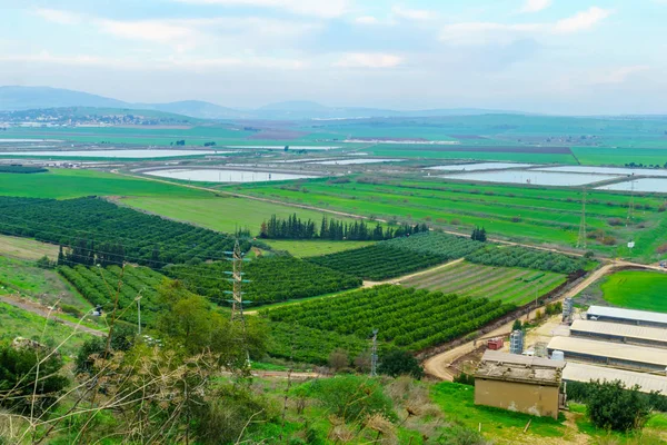 Doğu Jezreel Vadisi 'nde manzara ve kırsal alan