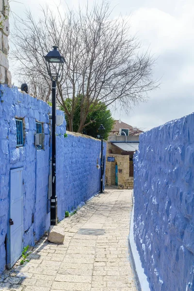 Safed Israel March 2020 View Alley Jewish Quarter Old City — Stock Photo, Image