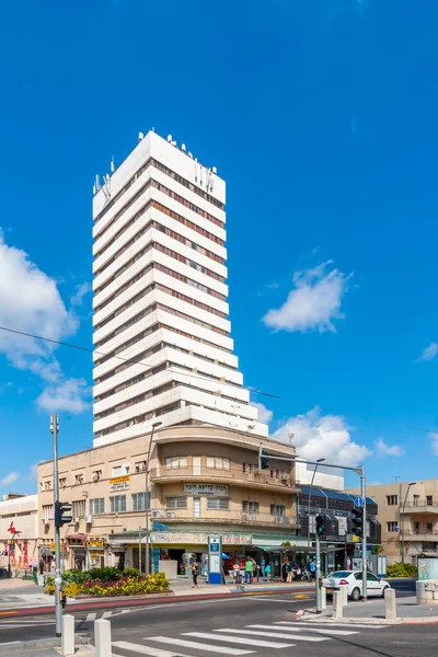 Haifa Israel Mayo 2014 Vista Mezcla Edificios Antiguos Nuevos Con —  Fotos de Stock