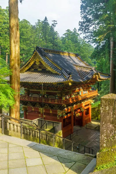 Nikko Japan September 2019 Utsikt Över Nitenmonporten Taiyuinbyo Helgedomen Nikko — Stockfoto