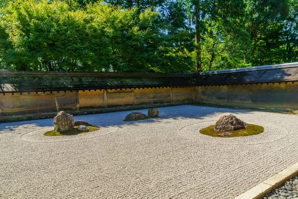 日本京都 2019年10月9日 日本京都Ryouan Rock Garden景观 — 图库照片