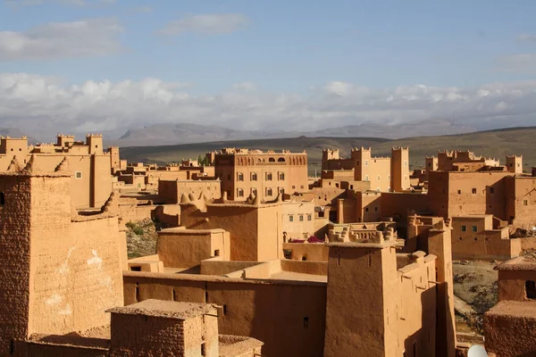 Una residencia construida en Marruecos hecha de barro —  Fotos de Stock