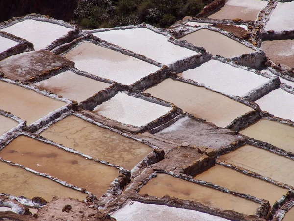 Minas de Sal Marrones y Soleadas en Pisco, Perú — Foto de Stock