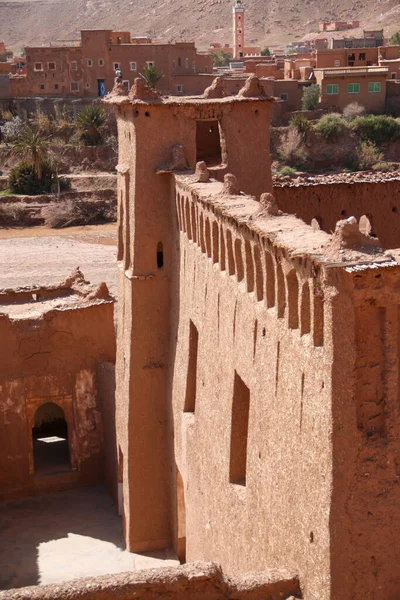 摩洛哥沙漠中的Kasbah Ait Ben Haddou — 图库照片