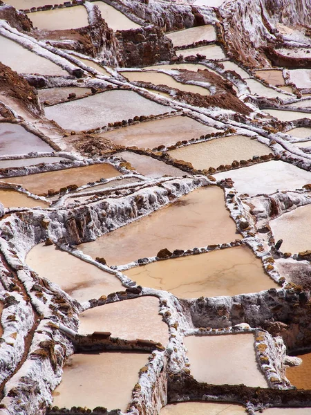 Minas de Sal Marrones y Soleadas en Pisco, Perú — Foto de Stock